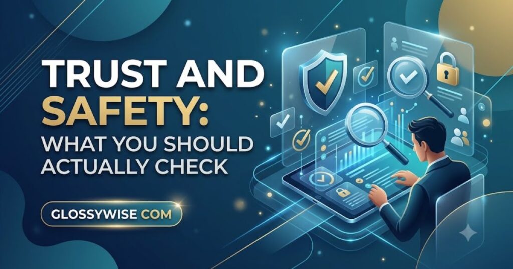 GlossyWise com: Review 2026 What It Really Is (And Who It's Actually For) 3 Trust and Safety: What You Should Actually Check