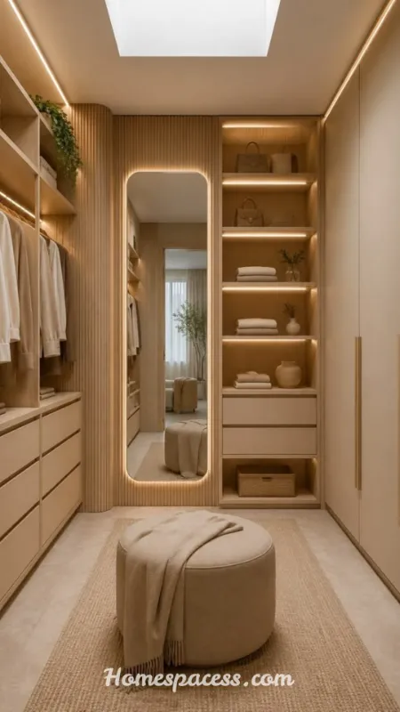 Small Walk-In Closet Ideas That Maximize Style and Storage 9 Vertical Shoe Racks and Slim Shoe Cubbies