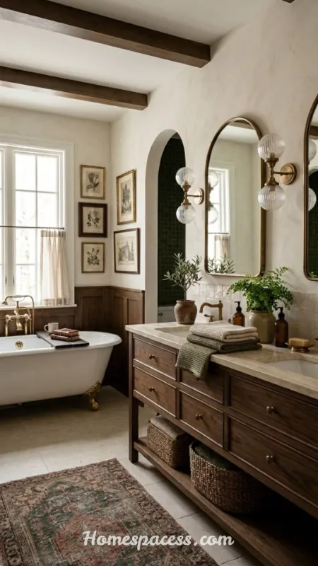 Farmhouse Bathroom Ideas: Rustic-Chic Designs for a Cozy, Timeless Retreat 6 Vintage-Inspired Vanities with Modern Plumbing
