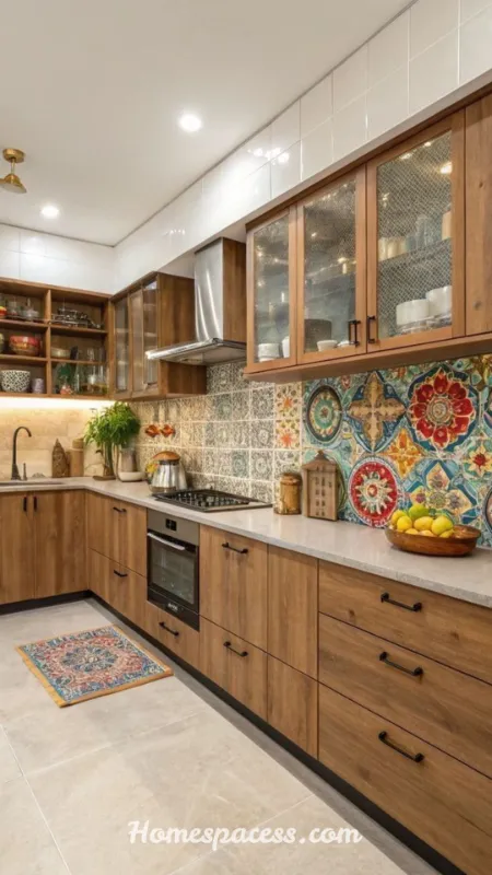 Kitchen Backsplash Ideas: Stunning Designs to Transform Your Kitchen in 2026 10 Wood-Look Backsplash for Warmth