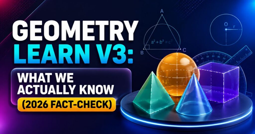 Geometry Learn V3: What We Actually Know (2026 Fact-Check) Geometry Learn V3