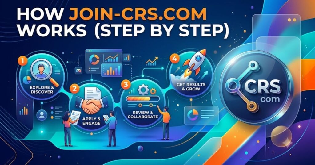 JoinCRS com Explained: The Honest Guide to What It Is and How It Works 2026 2 How JoinCRS com Works (Step by Step)