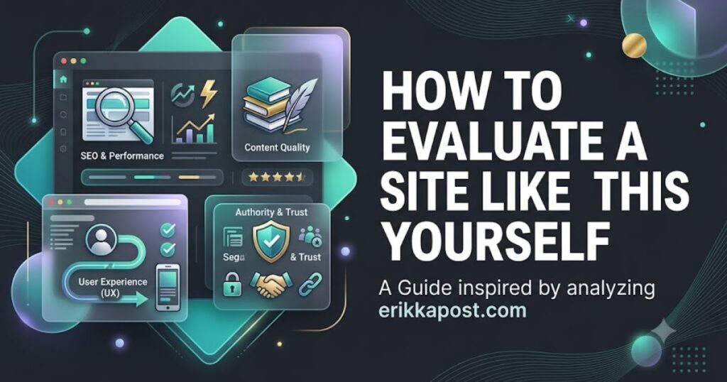 ErikkaPost com: What the Site Actually Is (Verified, Fact-Based Guide) 3 How to Evaluate a Site Like This Yourself