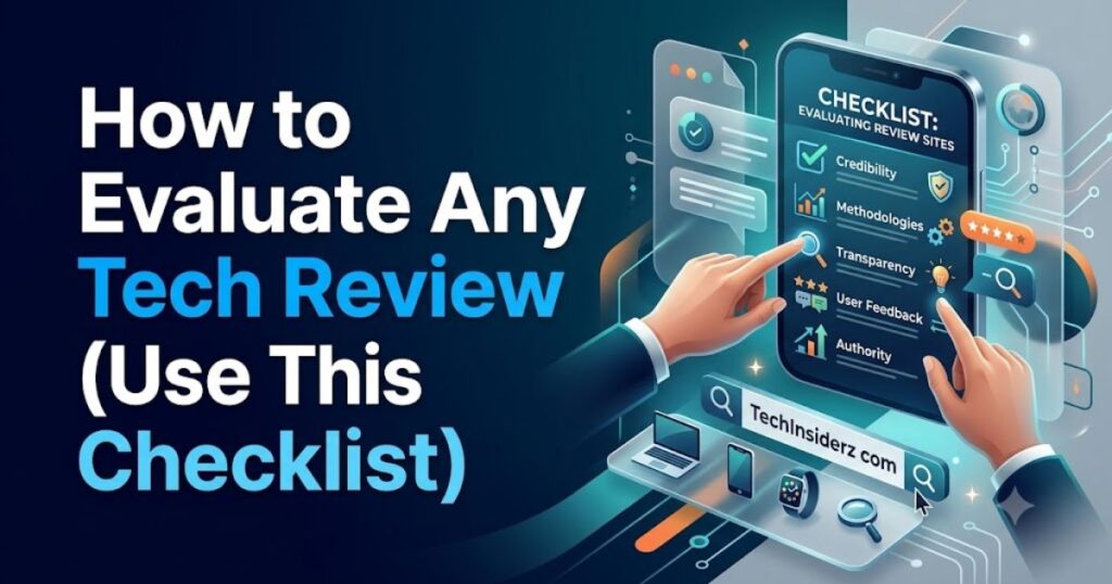 TechInsiderz com Review 2026: Is It Actually Trustworthy? Here's What We Found 3 How to Evaluate Any Tech Review Site (Use This Checklist)