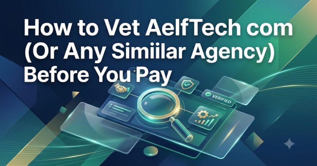 AelfTech com Review 2026: What This Agency Actually Offers (And What to Check First) 3 How to Vet AelfTech com (Or Any Similar Agency) Before You Pay