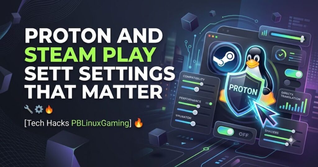 Tech Hacks PBLinuxGaming: The Complete 2026 Guide to Faster, Smoother Linux Gaming 2 Proton and Steam Play Settings That Matter