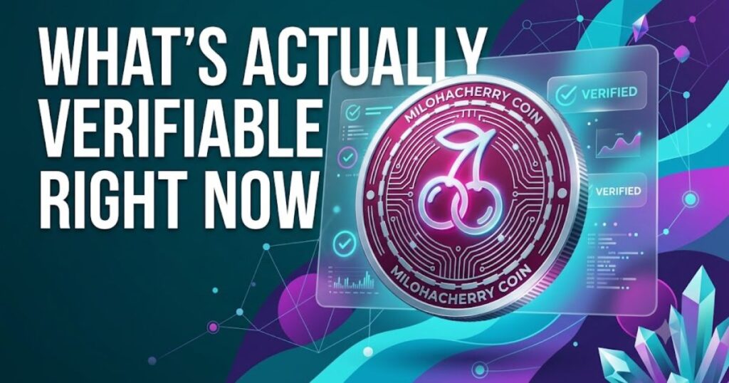 Milohacherry Coin (MLC): What's Actually Verified vs. Just Claimed (2026 Guide) 2 What's Actually Verifiable Right Now