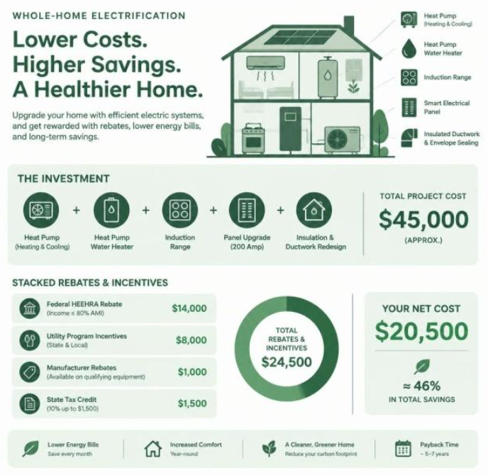 Essential Upgrades for Your Home's HVAC and Plumbing Systems 1 Home Electrification Cost and Payback Analysis