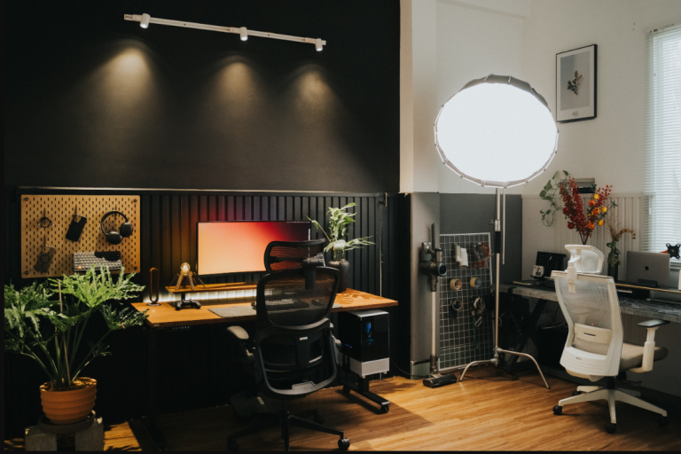 How to Create a Home Office With Two Workstations in Your Spare Bedroom home bedroom